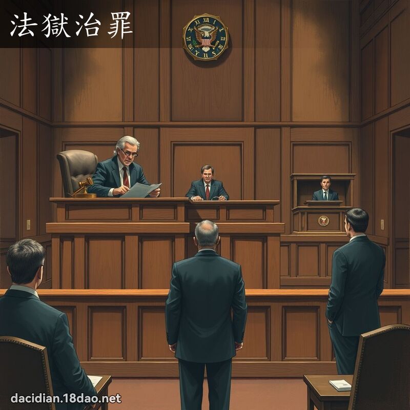 法獄治罪 - 國語大辭典配圖