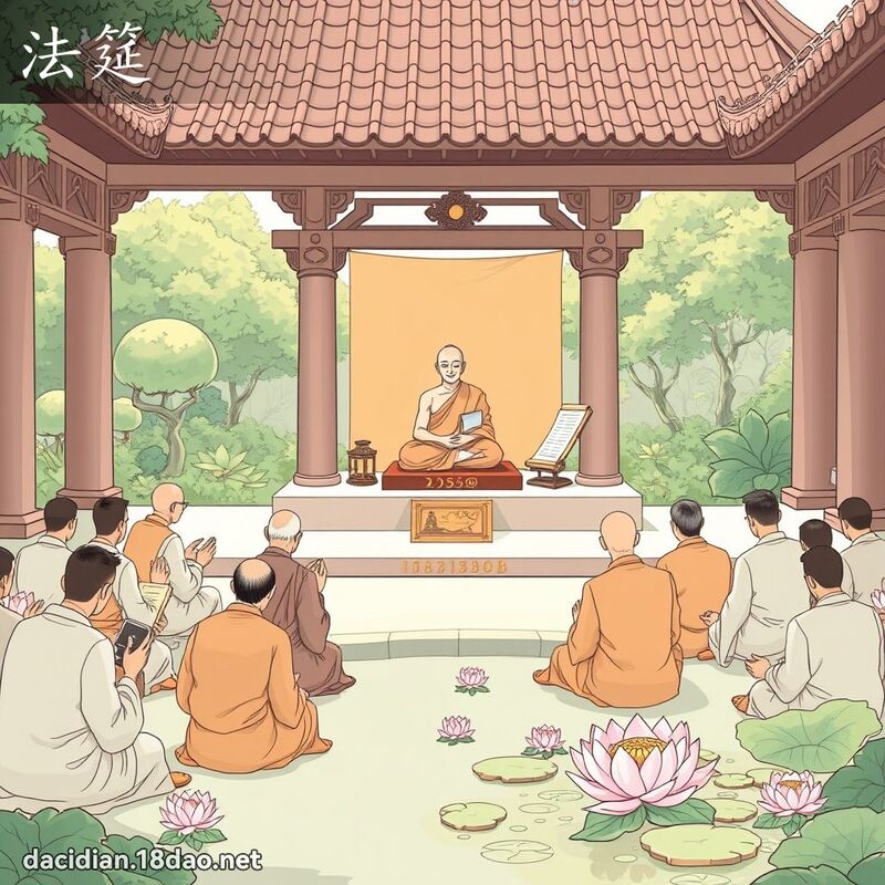 法筵 - 國語大辭典配圖