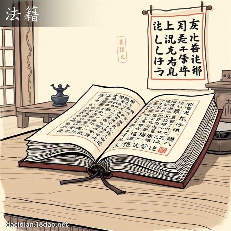 法籍 - 國語大辭典配圖