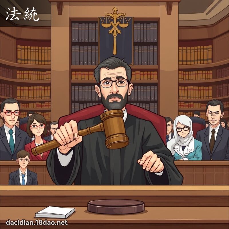 法統 - 國語大辭典配圖