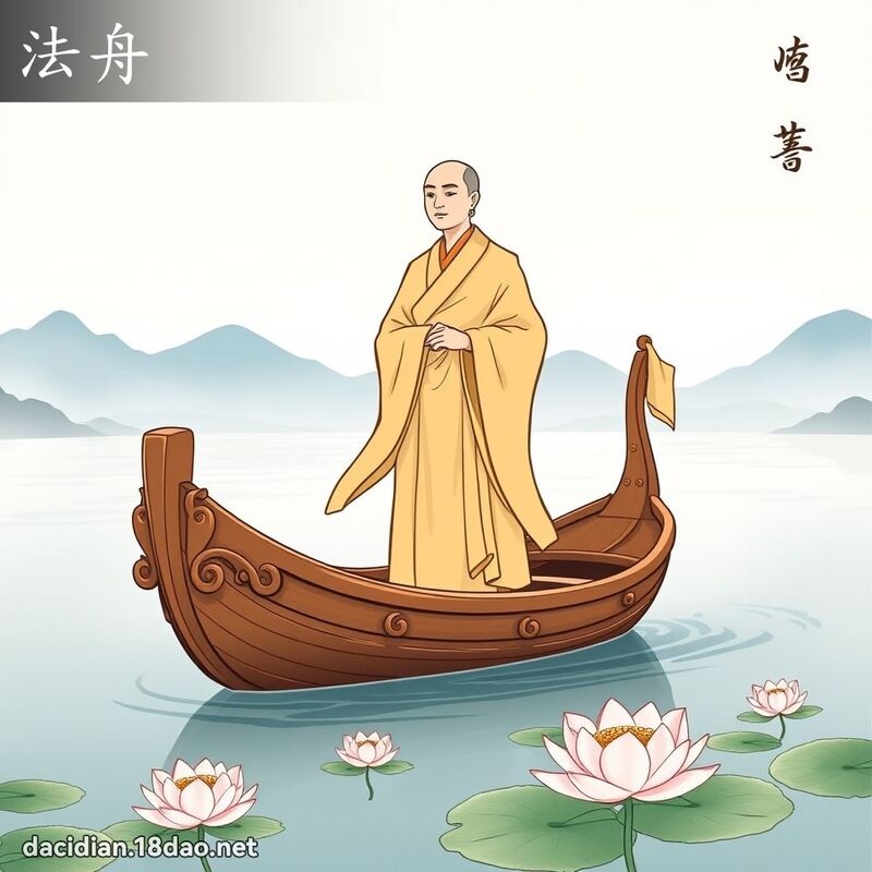 法舟 - 国语大辞典配图