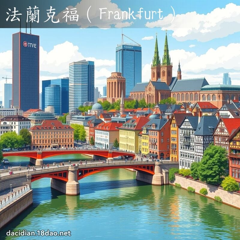法蘭克福（Frankfurt） - 國語大辭典配圖
