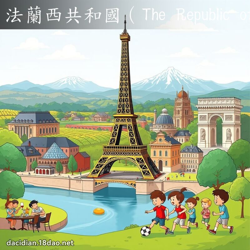法蘭西共和國（The Republic of France） - 國語大辭典配圖