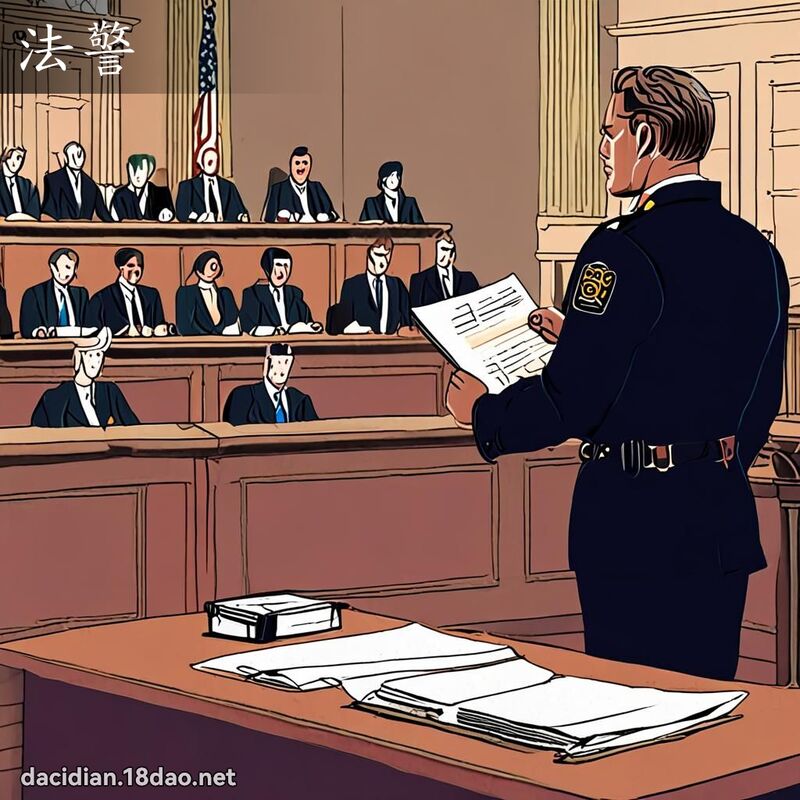法警 - 国语大辞典配图