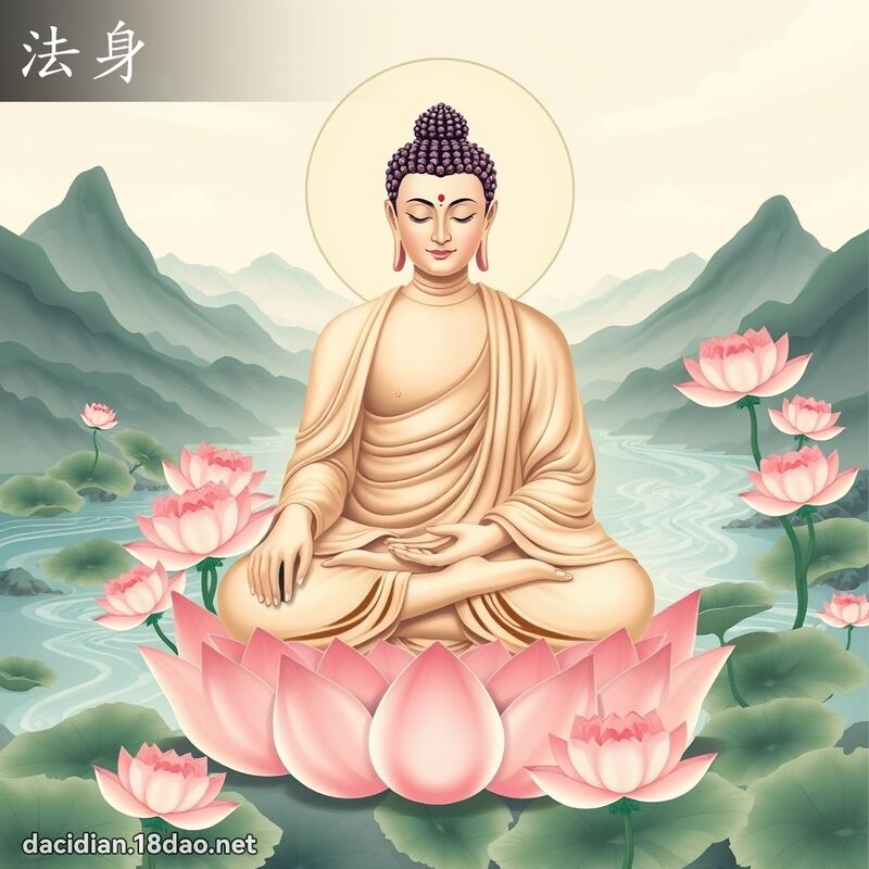 法身 - 国语大辞典配图