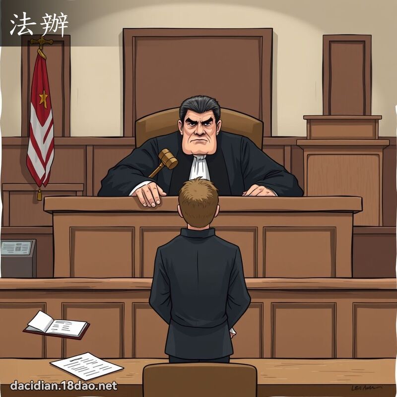 法办 - 国语大辞典配图