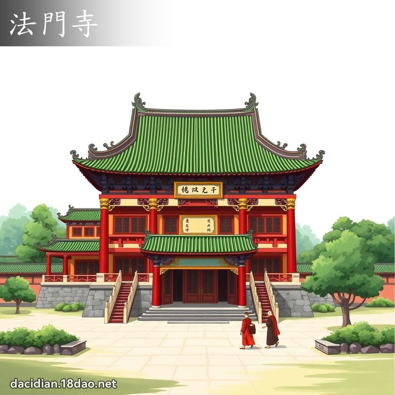 法門寺 - 國語大辭典配圖