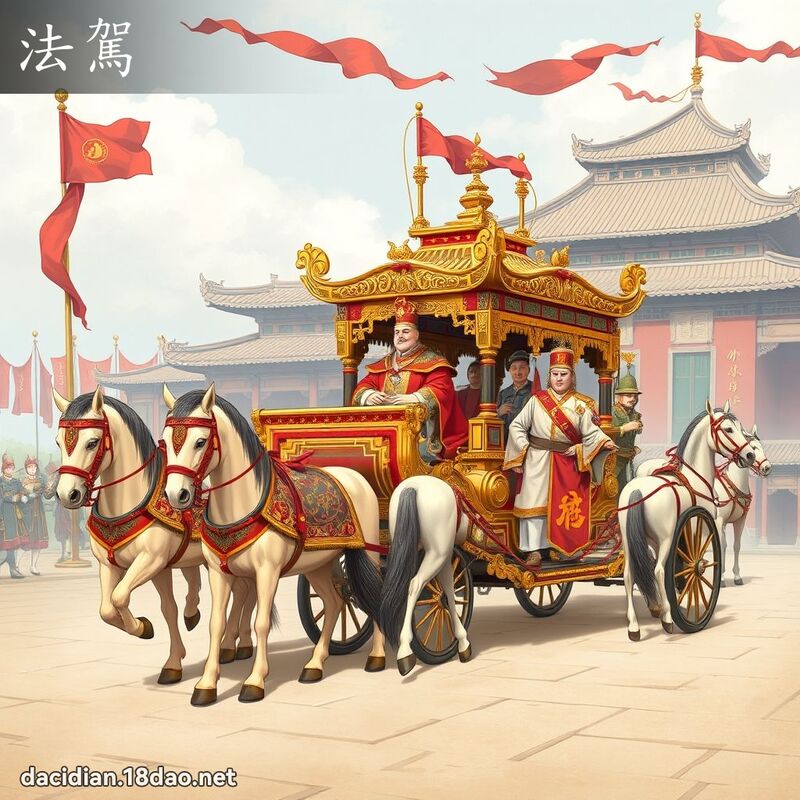 法驾 - 国语大辞典配图