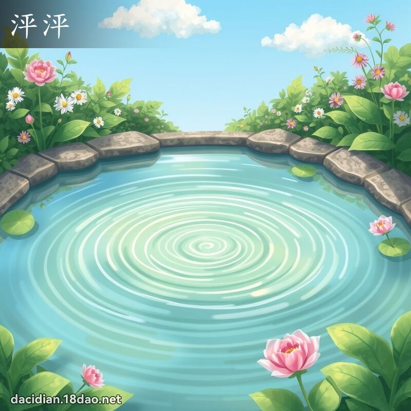 泙泙 - 國語大辭典配圖