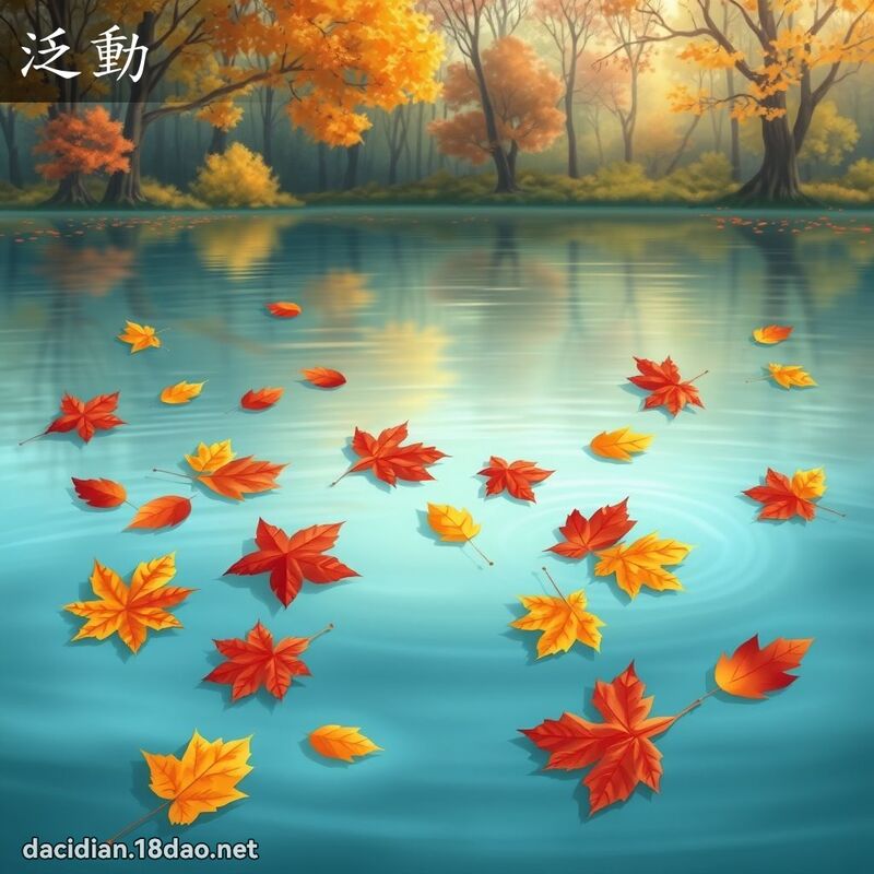 泛動 - 國語大辭典配圖