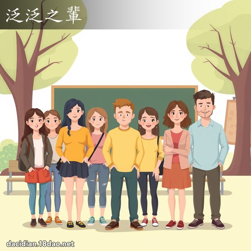 泛泛之輩 - 國語大辭典配圖