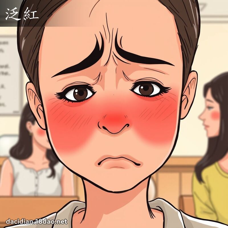 泛紅 - 國語大辭典配圖