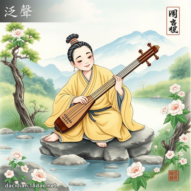 泛聲 - 國語大辭典配圖