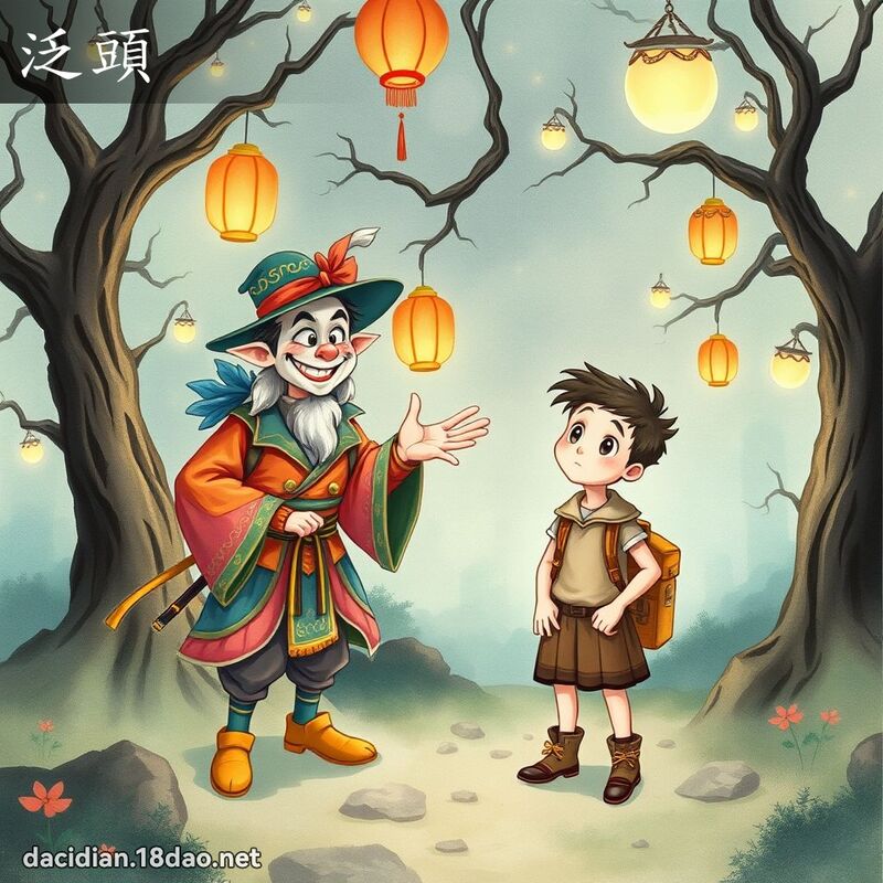 泛頭 - 國語大辭典配圖