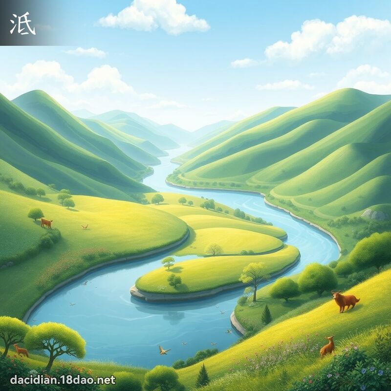 泜 - 国语大辞典配图