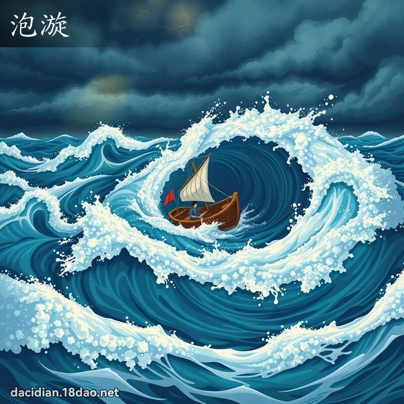 泡漩 - 國語大辭典配圖