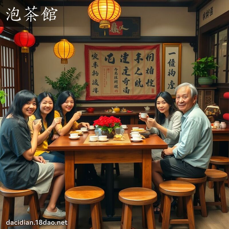 泡茶馆 - 国语大辞典配图