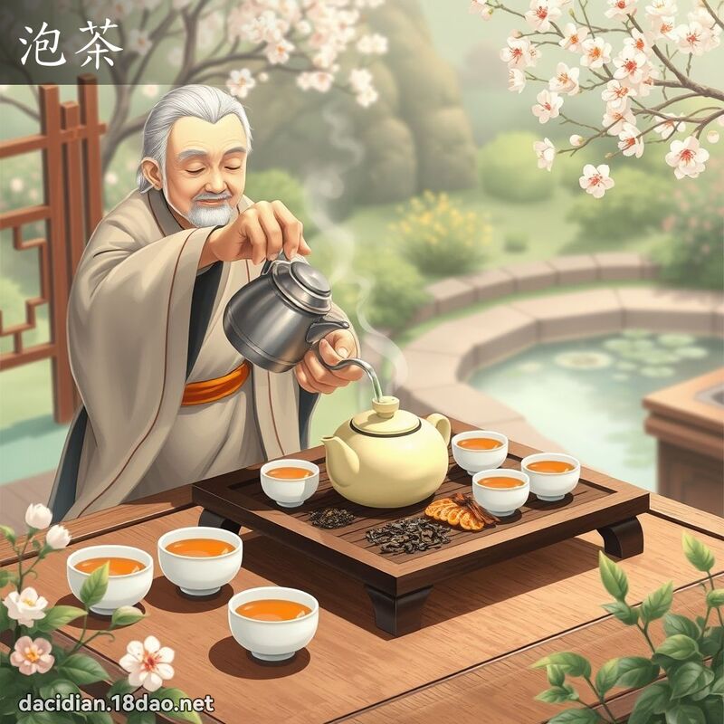 泡茶 - 國語大辭典配圖