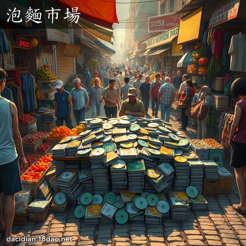 泡面市场 - 国语大辞典配图