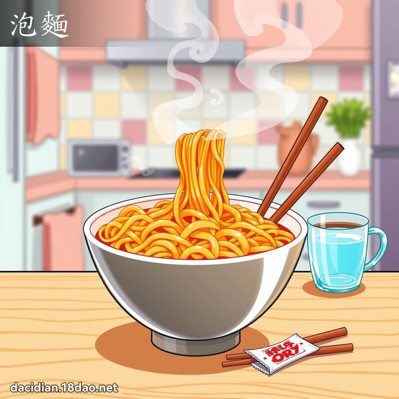 泡面 - 国语大辞典配图