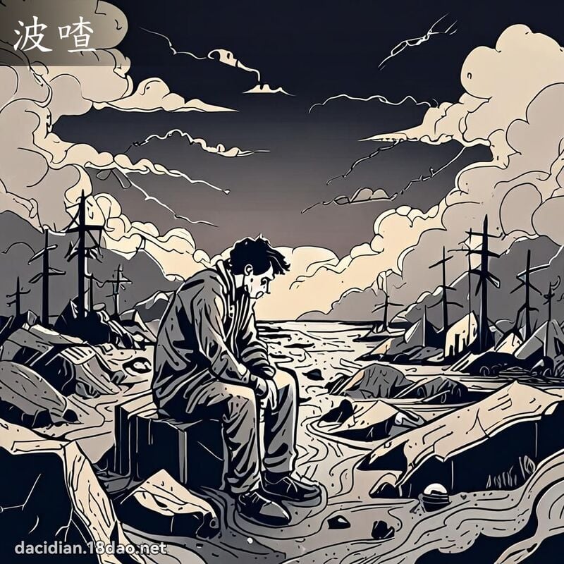 波喳 - 国语大辞典配图