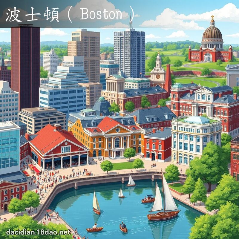 波士顿（Boston） - 国语大辞典配图