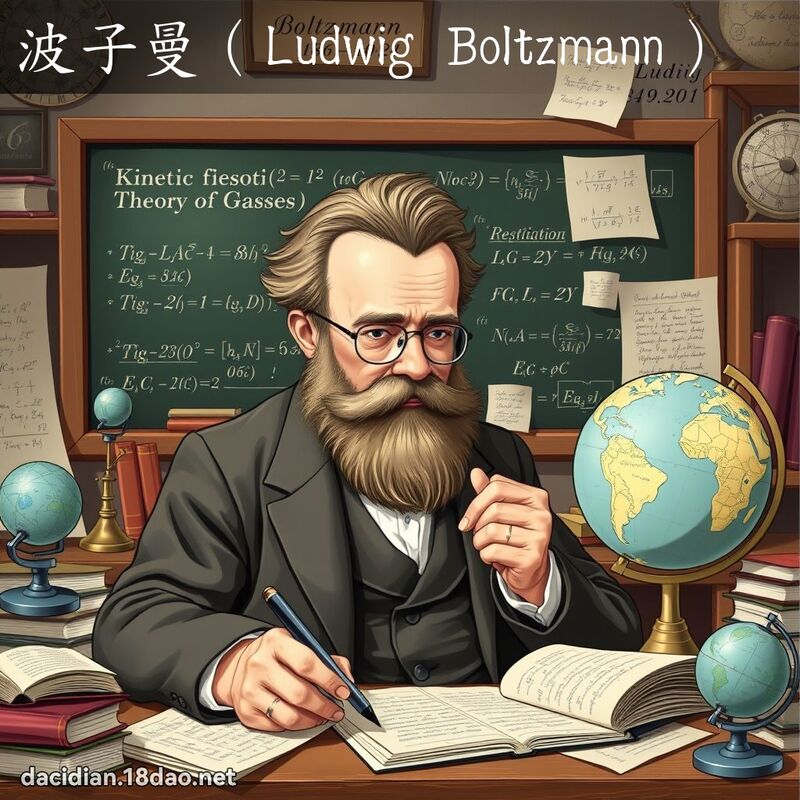 波子曼（Ludwig Boltzmann） - 国语大辞典配图