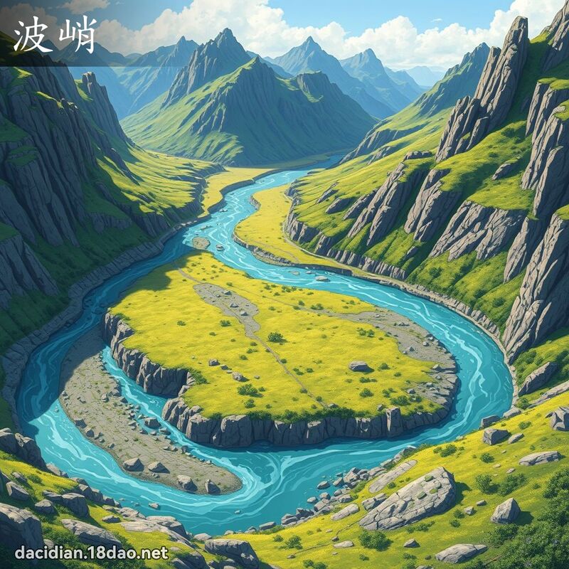 波峭 - 国语大辞典配图
