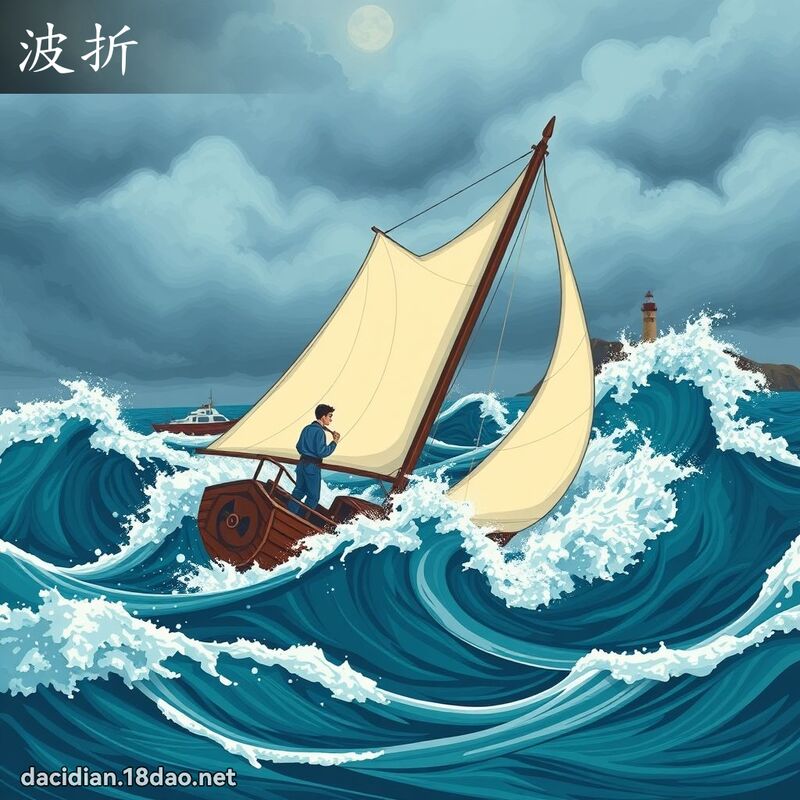 波折 - 国语大辞典配图
