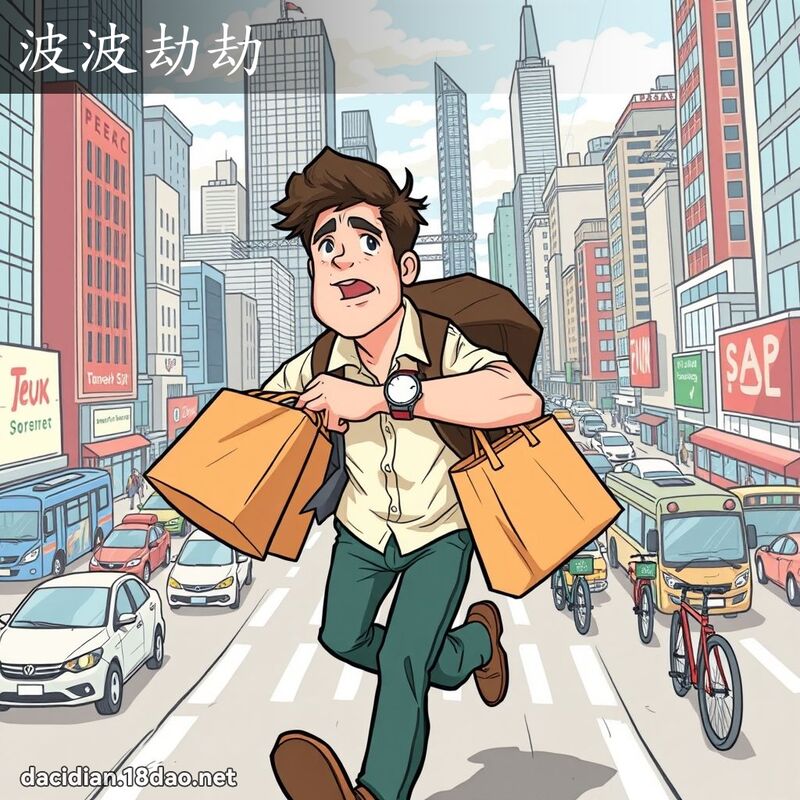 波波劫劫 - 国语大辞典配图