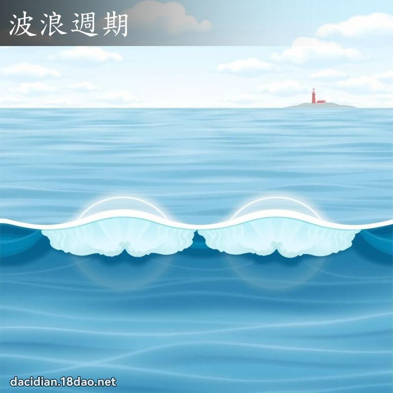 波浪週期 - 國語大辭典配圖