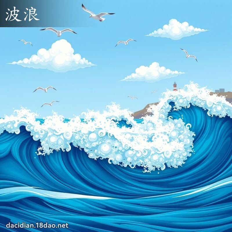 波浪 - 國語大辭典配圖