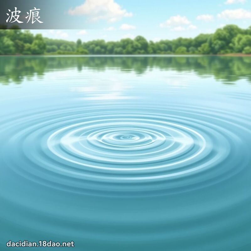 波痕 - 国语大辞典配图