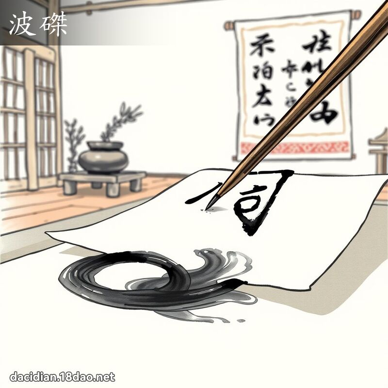 波磔 - 国语大辞典配图