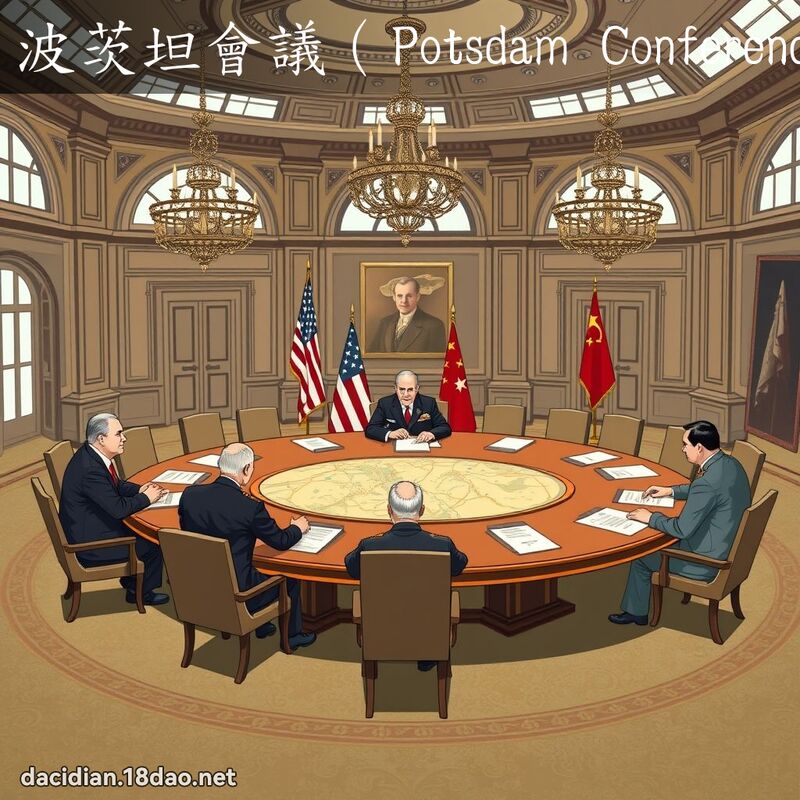 波茨坦会议（Potsdam Conference） - 国语大辞典配图