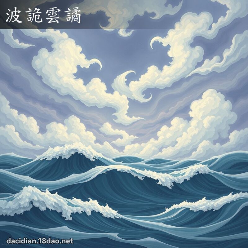 波诡云譎 - 国语大辞典配图