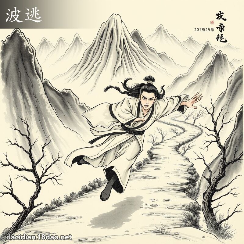 波逃 - 國語大辭典配圖