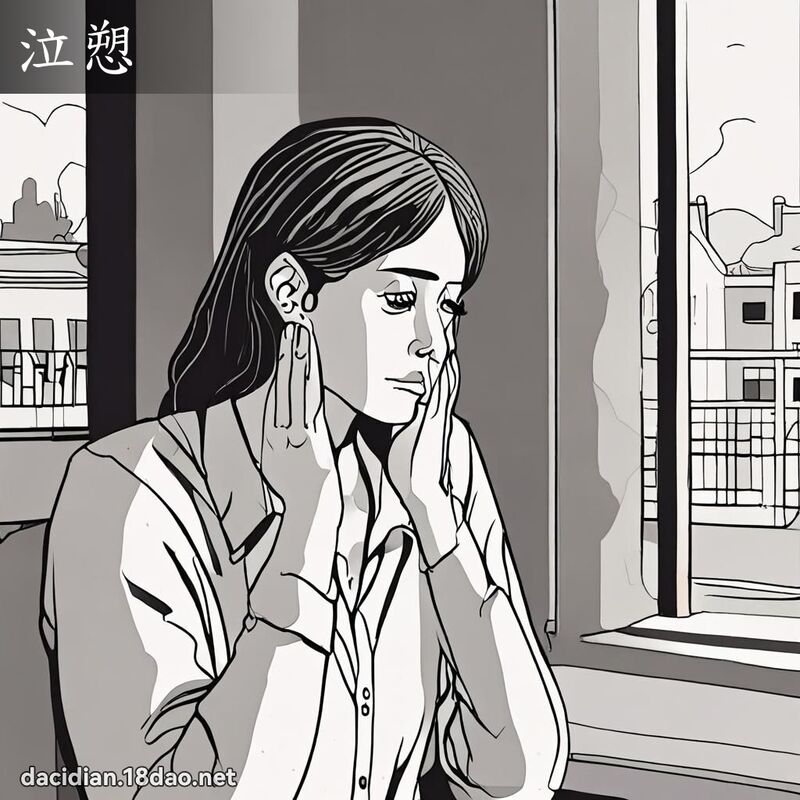 泣愬 - 國語大辭典配圖