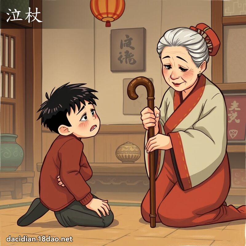 泣杖 - 国语大辞典配图