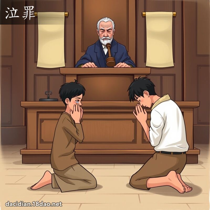 泣罪 - 国语大辞典配图