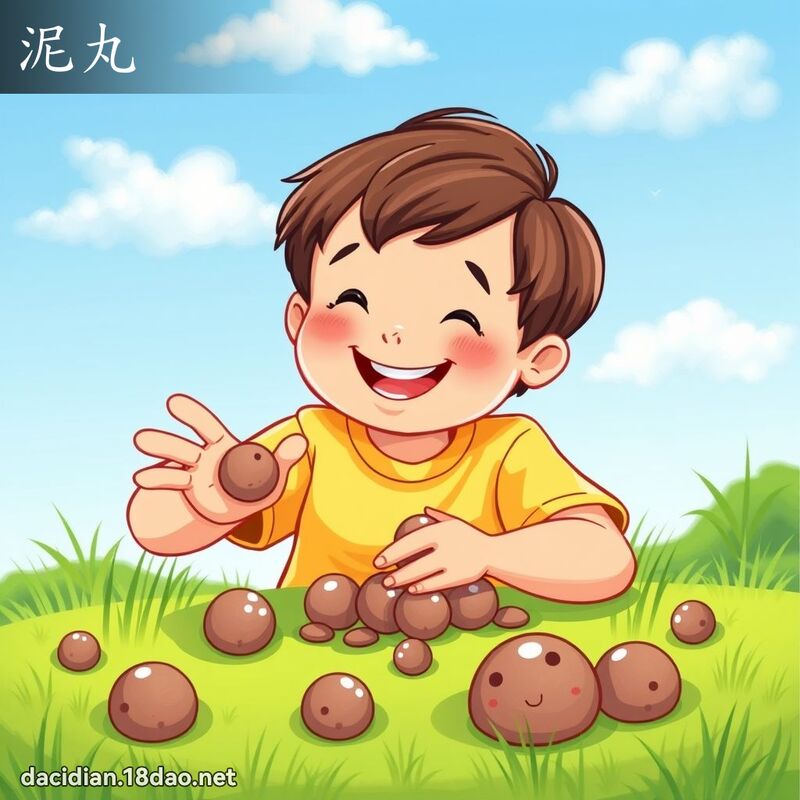 泥丸 - 國語大辭典配圖