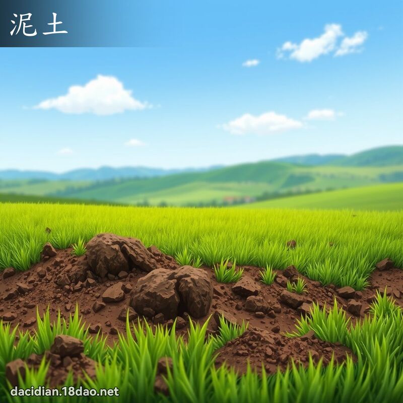 泥土 - 国语大辞典配图