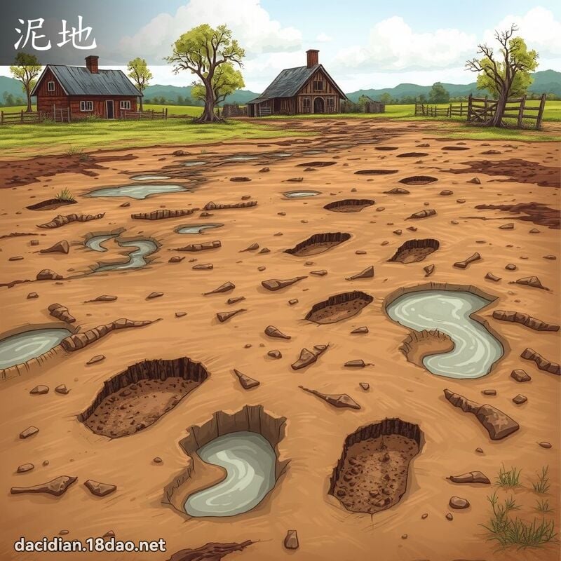 泥地 - 國語大辭典配圖