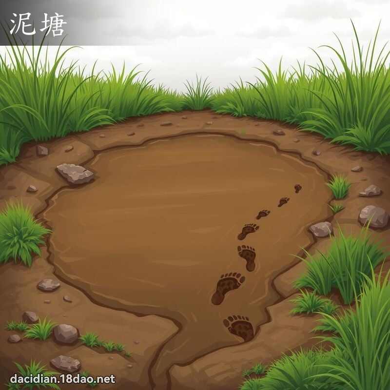泥塘 - 國語大辭典配圖