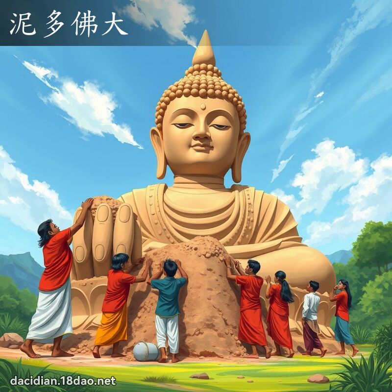 泥多佛大 - 國語大辭典配圖