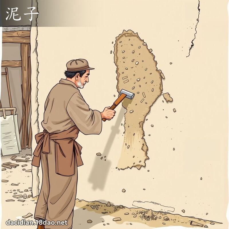 泥子 - 国语大辞典配图