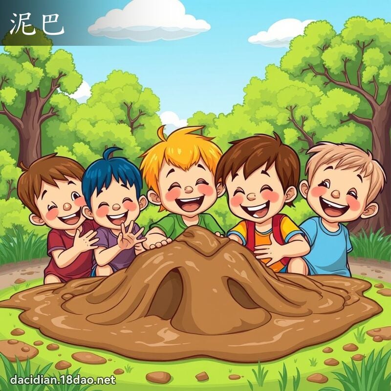 泥巴 - 国语大辞典配图