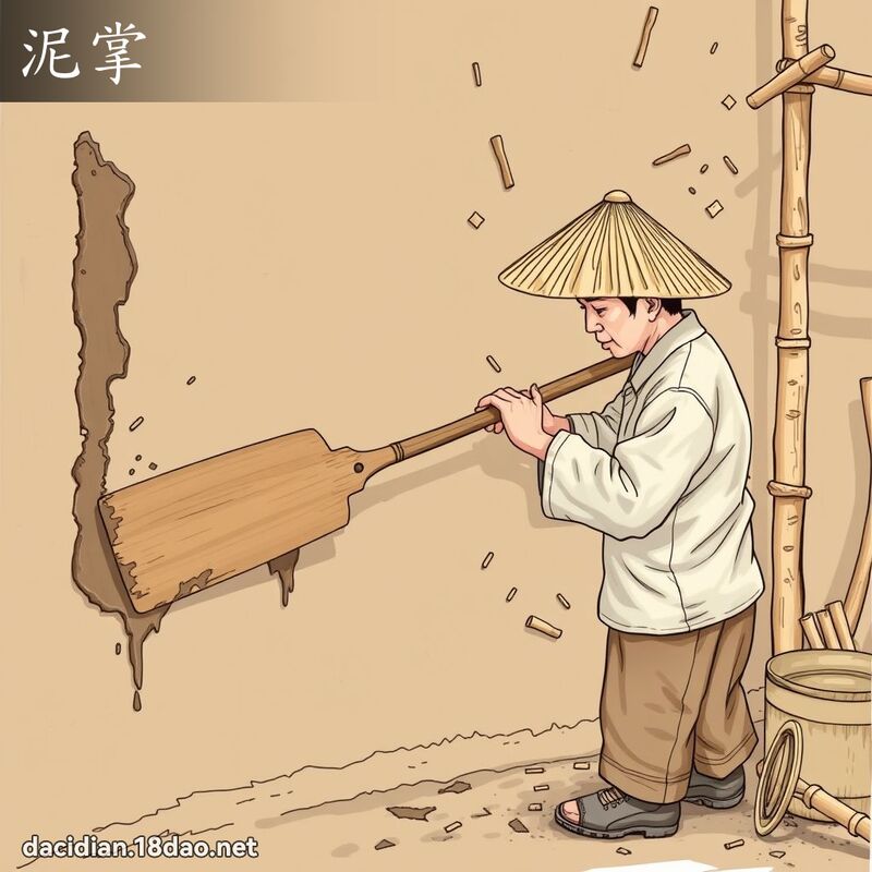 泥掌 - 國語大辭典配圖