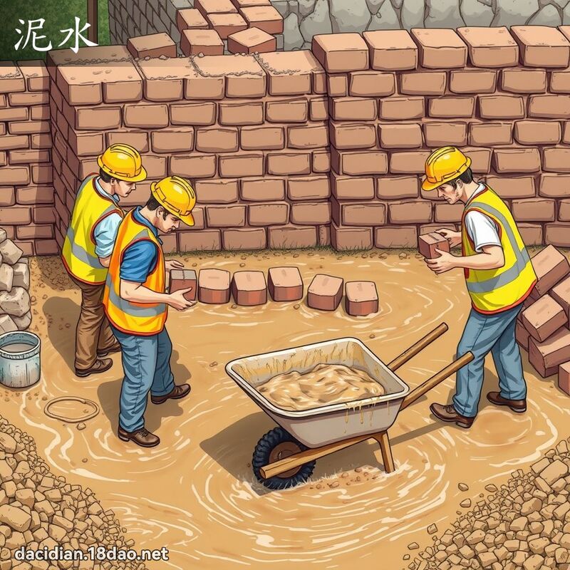 泥水 - 国语大辞典配图