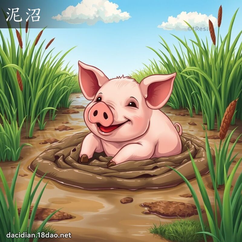 泥沼 - 国语大辞典配图